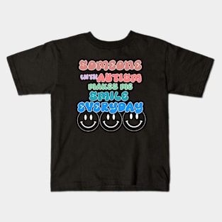 Autism acceptance Kids T-Shirt